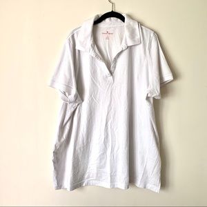 Woman Within white Top - Size 2X